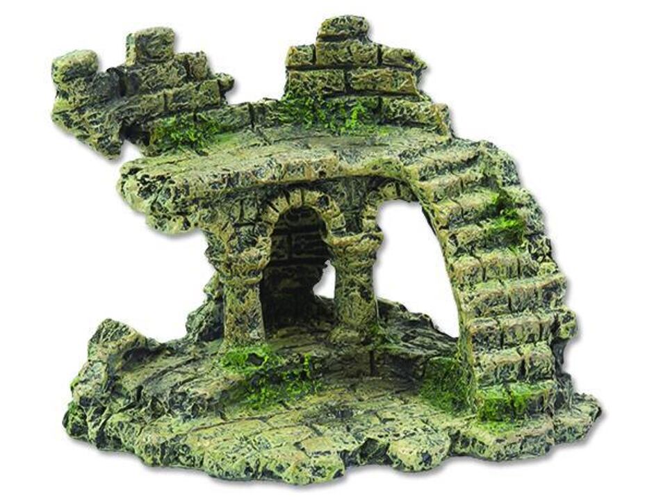 Dekorace akv. Zřícenina hradu 13 cm