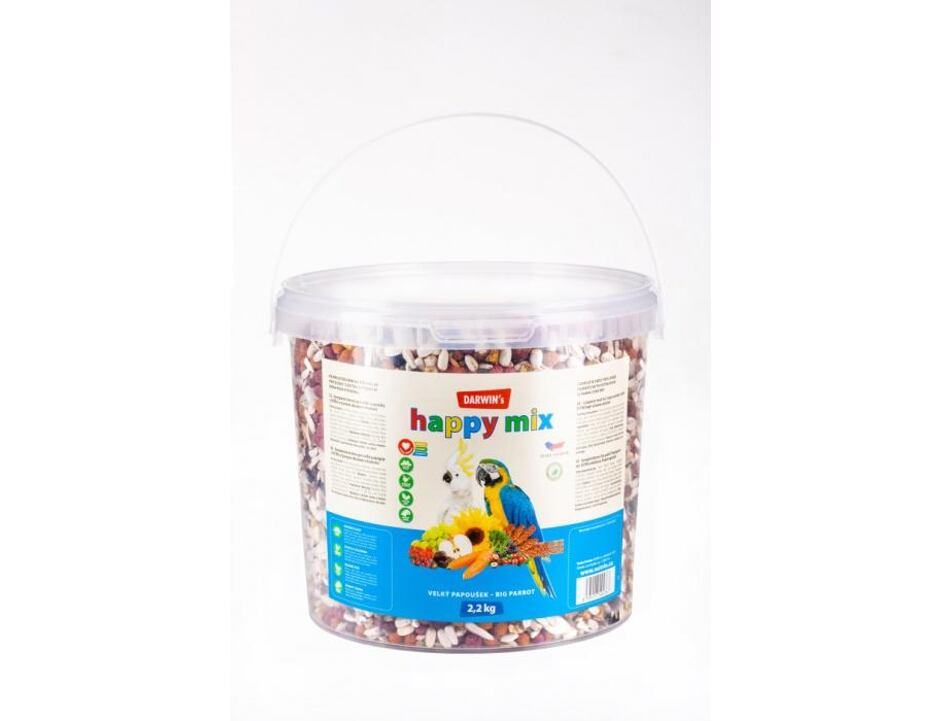 Darwin's - Velký Papoušek Happy Mix 2,2 kg