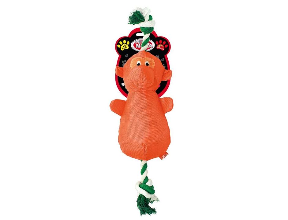 Pet Nova Opice oranžová 32cm