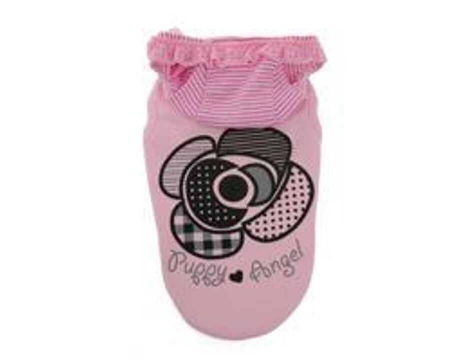 Puppy Angel Tričko s kapucí Big Rose Hoodie růžové