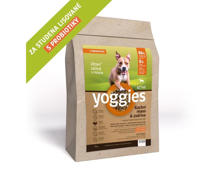 Yoggies Active kachna + zvěřina