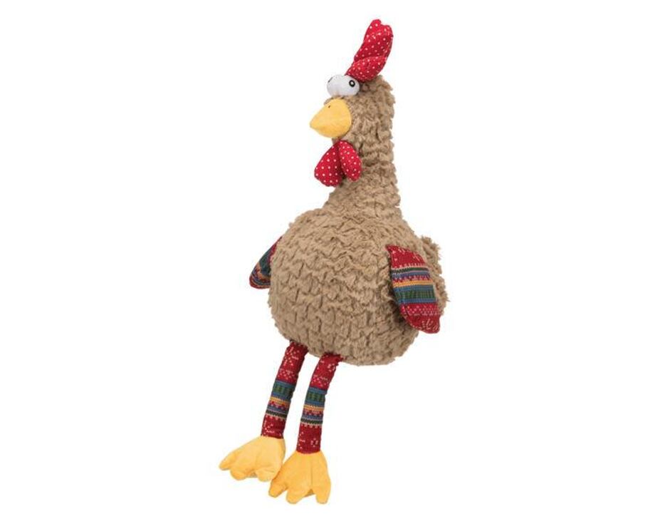TRIXIE plyšový kohout 60 cm - šustivá fólie