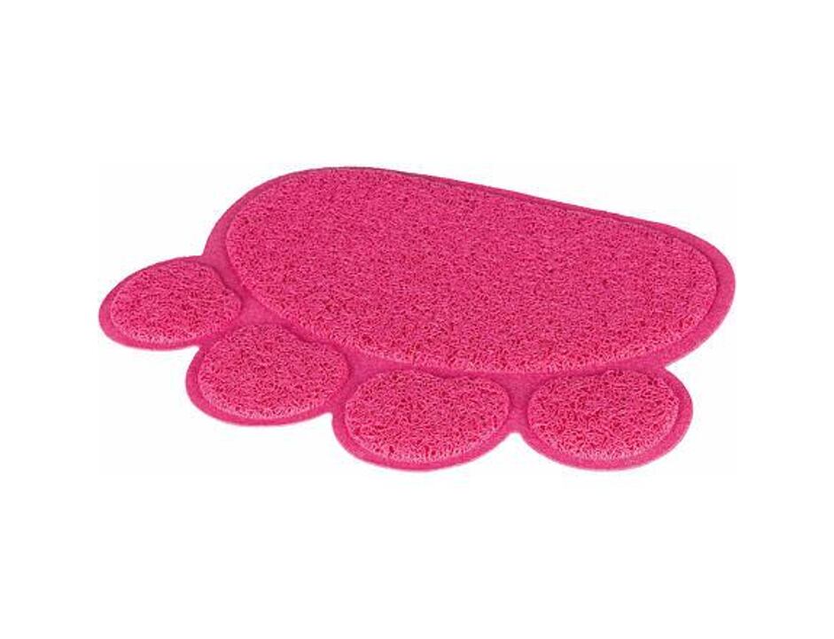 PVC předložka tlapka WC - růžová