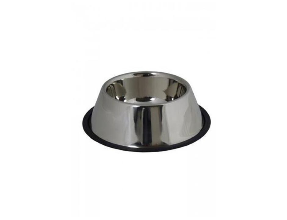 Protiskluzová nerezová miska pro kokršpaněly Papillon - 25 cm, 0,9 l