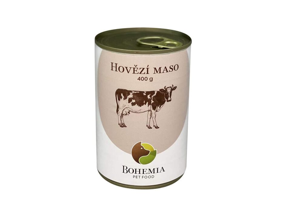 Bohemia Pet Food Hovězí maso ve vlastní šťávě 400 g