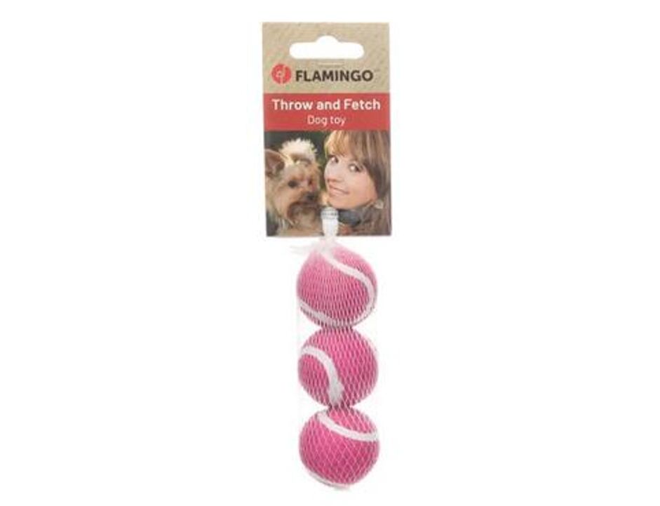 Flamingo Mini tenisáky 3ks růžové