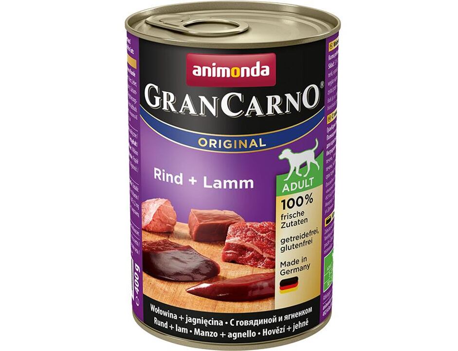Konzerva ANIMONDA Gran Carno hovězí + jehně 400 g