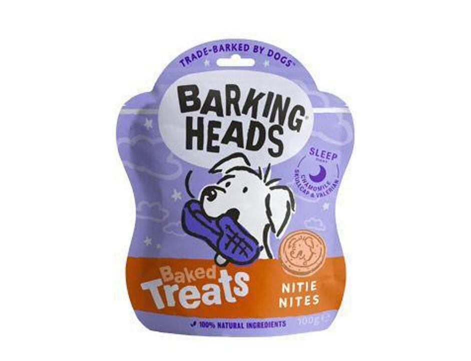 BARKING HEADS Baked Treats Nitie Nites 100g