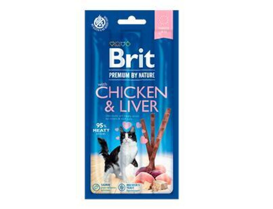 Brit Premium Cat by Nature Sticks Chicken&Liver(3pcs)