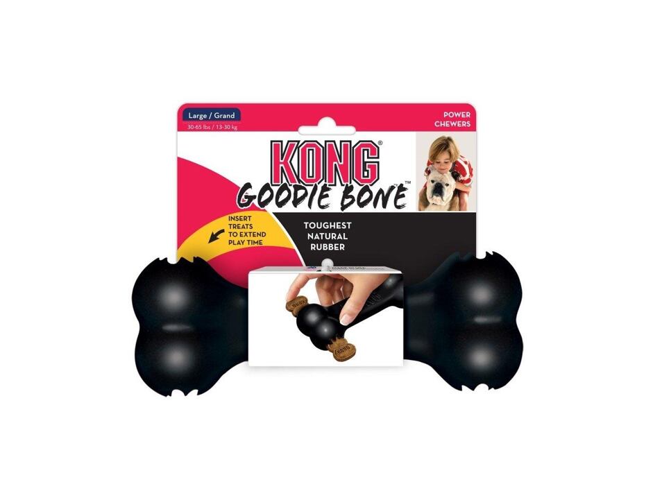 Kong Goodie bone - černá L