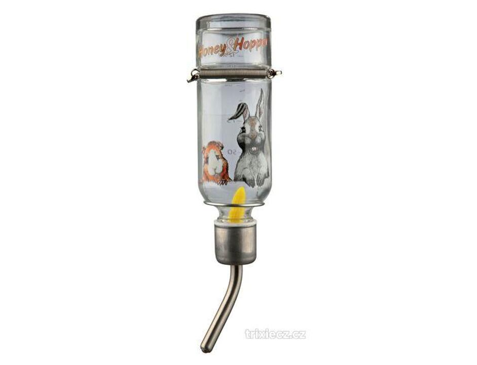 Trixie Skleněná napáječka s potiskem 250 ml