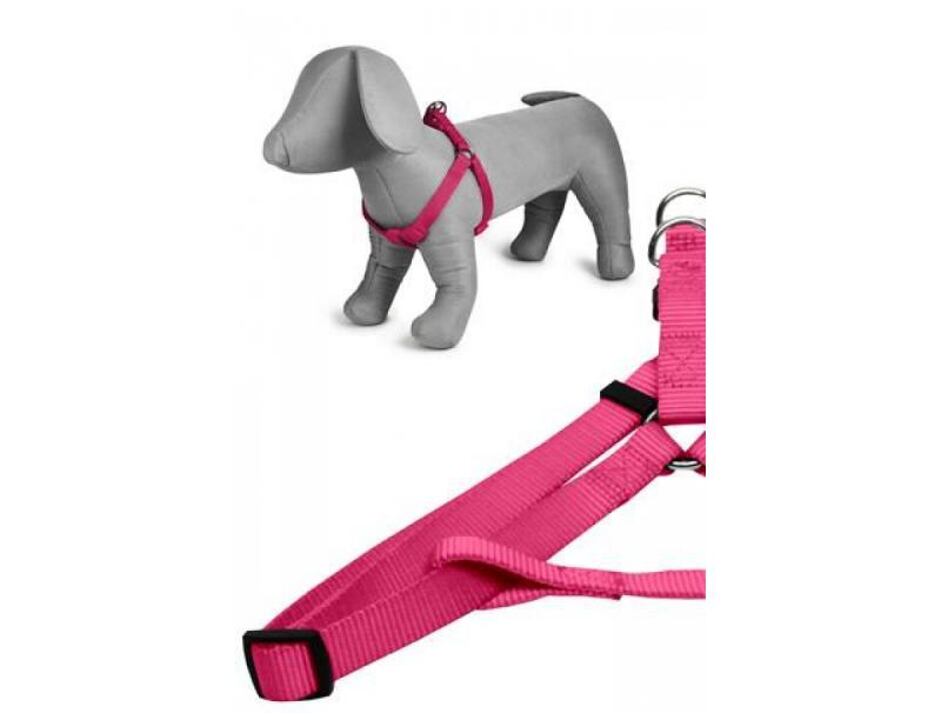 Papillon postroj extra velký jednobarevný 60 - 100 cm - růžový