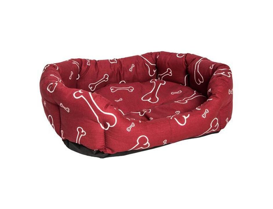 Pelech 8 hran bavl. Kost vínovo/bílý 45 cm