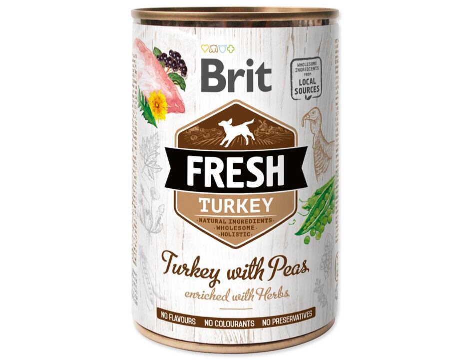 BRIT Fresh Turkey with Peas 400 g