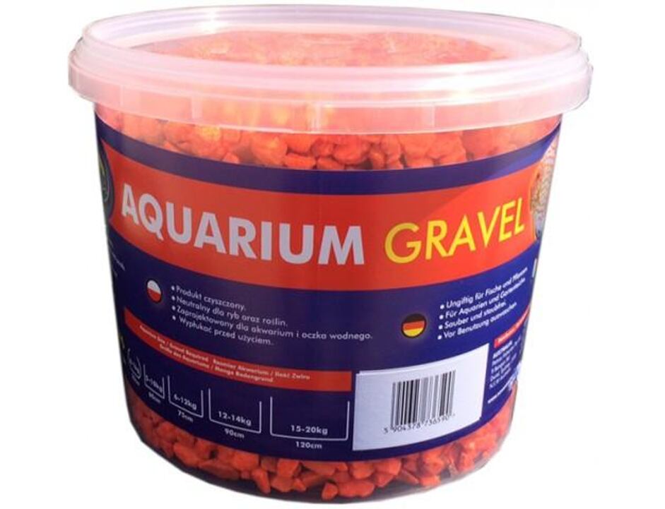 Písek Aqua Nova oranžový 5kg 4-8mm