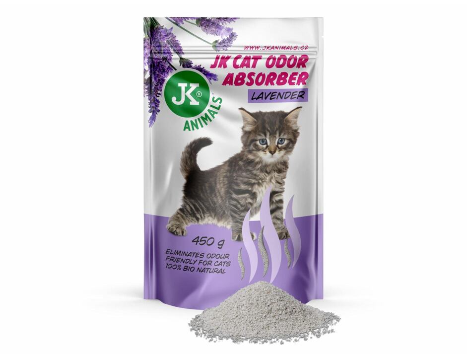 JK Lavender pohlcovač zápachů s vůní levandule 450 g