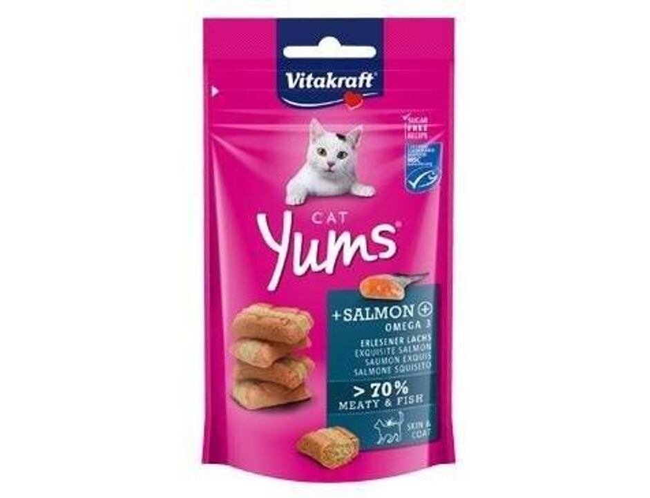 Pochoutka pro kočky Yums - losos 40 g