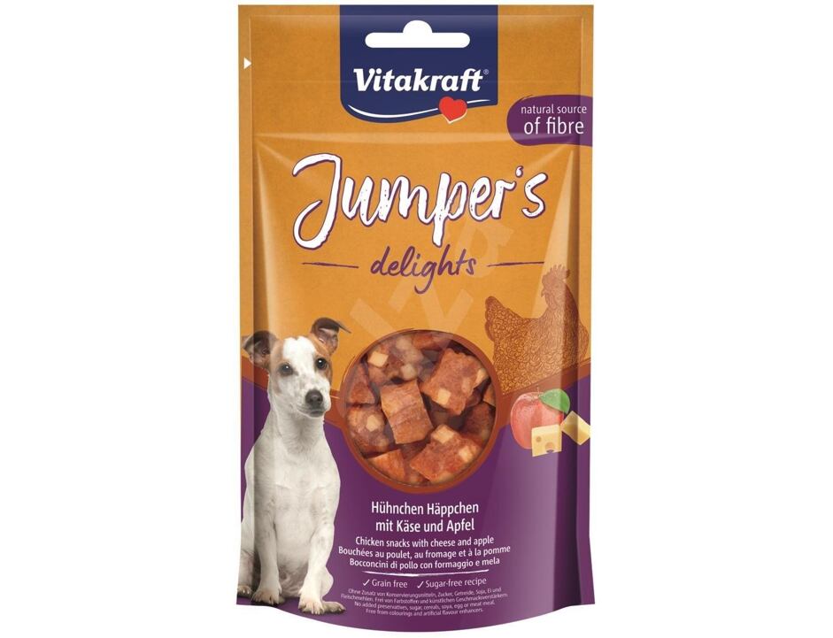 Jumper's delights kuřecí s jablky 80 g