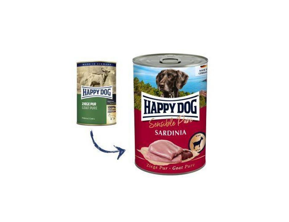 Happy Dog Ziege Pur Sardinia - kozí 400 g
