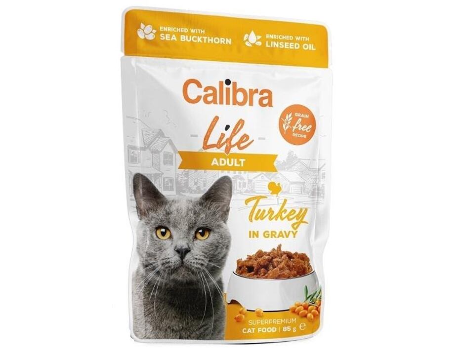 Calibra Cat Life Adult Turkey in gravy 85 g