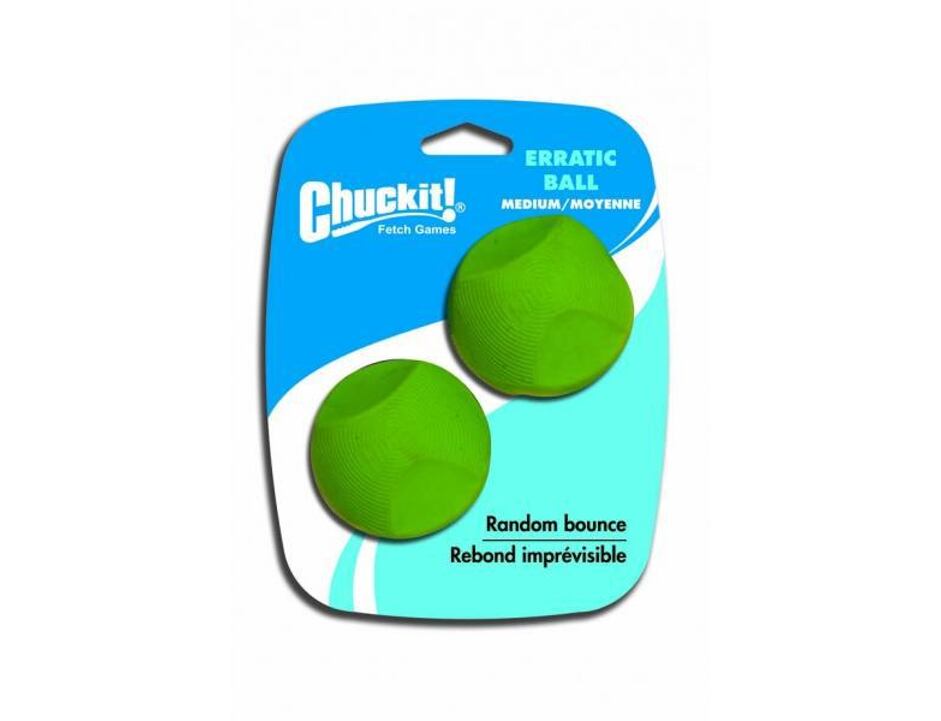Chuckit Míček nevypočitatelný Erratic 6,5 cm střední 2 ks