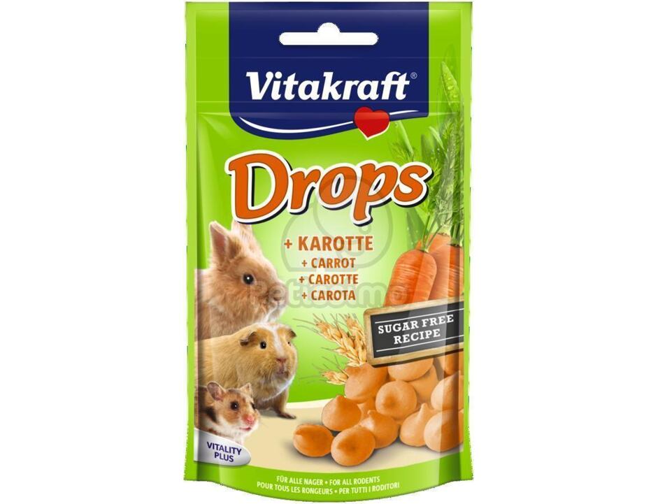 Drops mrkev králík  75g