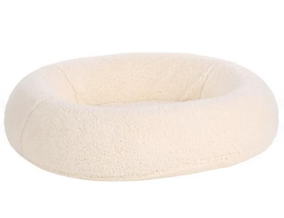 Flamingo Pelíšek Felpa ovál bílý memory 88cm