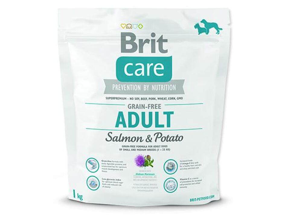 Brit Care Grain-free Adult Salmon & Potato 1 kg
