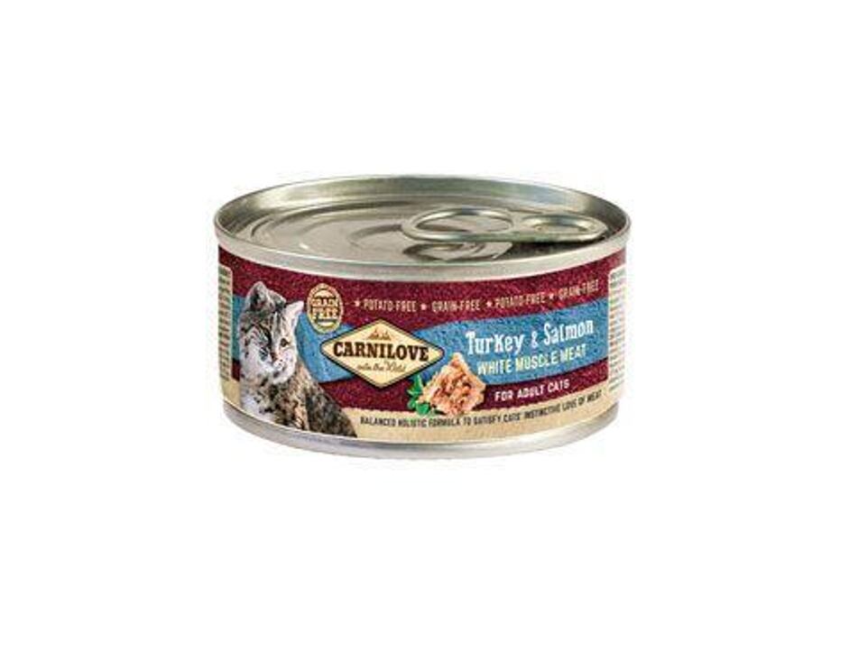 Carnilove White Mus Meat Turkey & Salmon Cats 100g