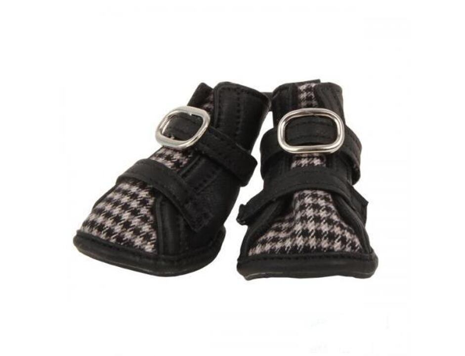 Puppia botičky pro psy Houndstooth(A-Type) - černé