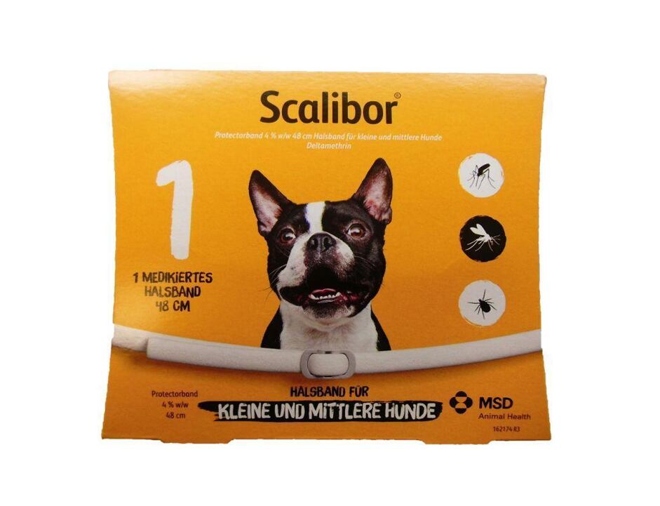Scalibor antiparazitní obojek pro malé a střední psy 48 cm
