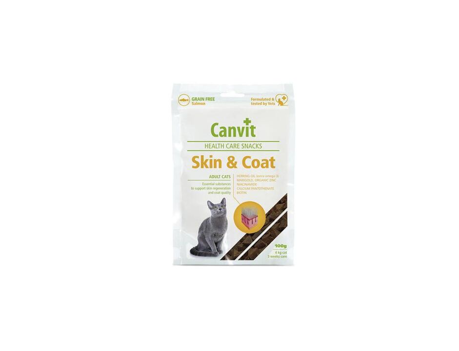 Canvit Snacks CAT Skin & Coat 100g