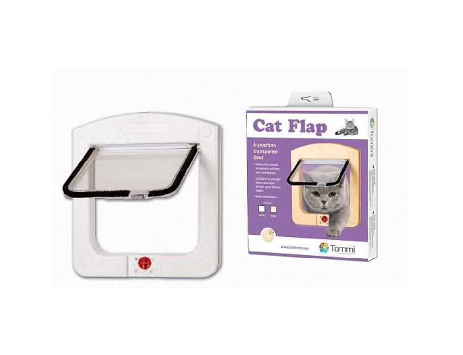 Cats Flaps - dvířka pro kočky, bílá