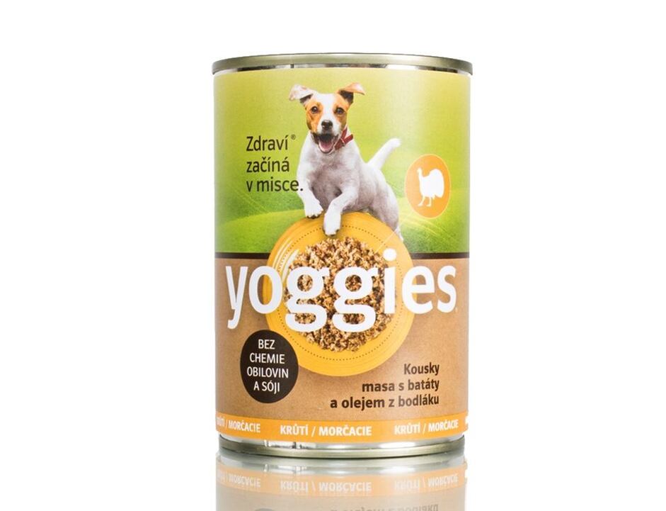 Yoggies konz. Krůtí s batáty a bodlákovým olejem 400g