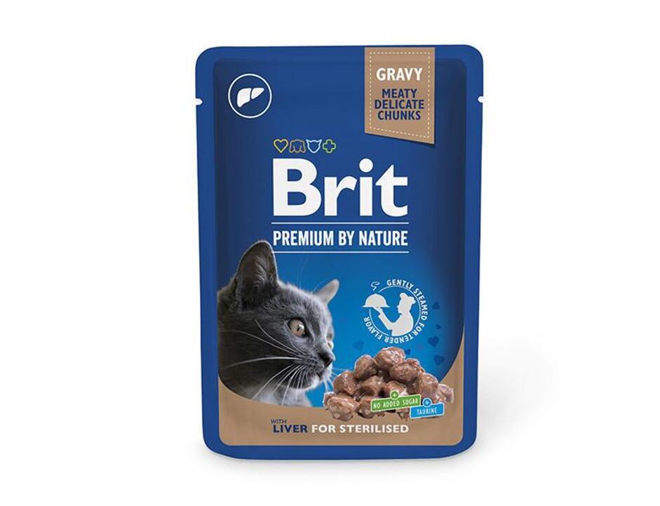 Brit Premium Cat Liver for Sterilised 100 g