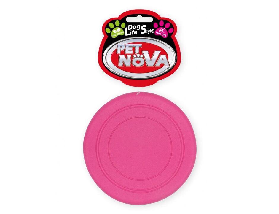 Pet Nova Létající talíř růžový 18cm