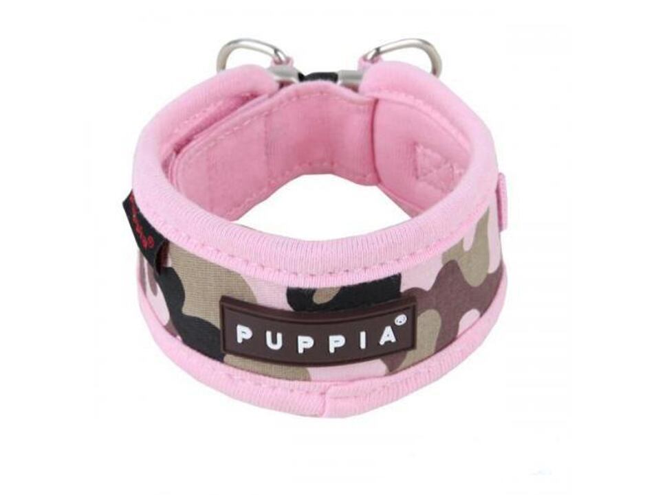 Puppia obojek Legend Neckuguard růžové-kamufláž