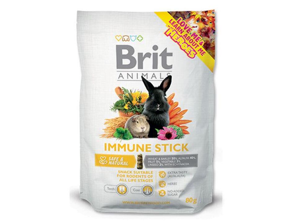 Krmivo BRIT Animals IMMUNE STICK for RODENTS 80 g