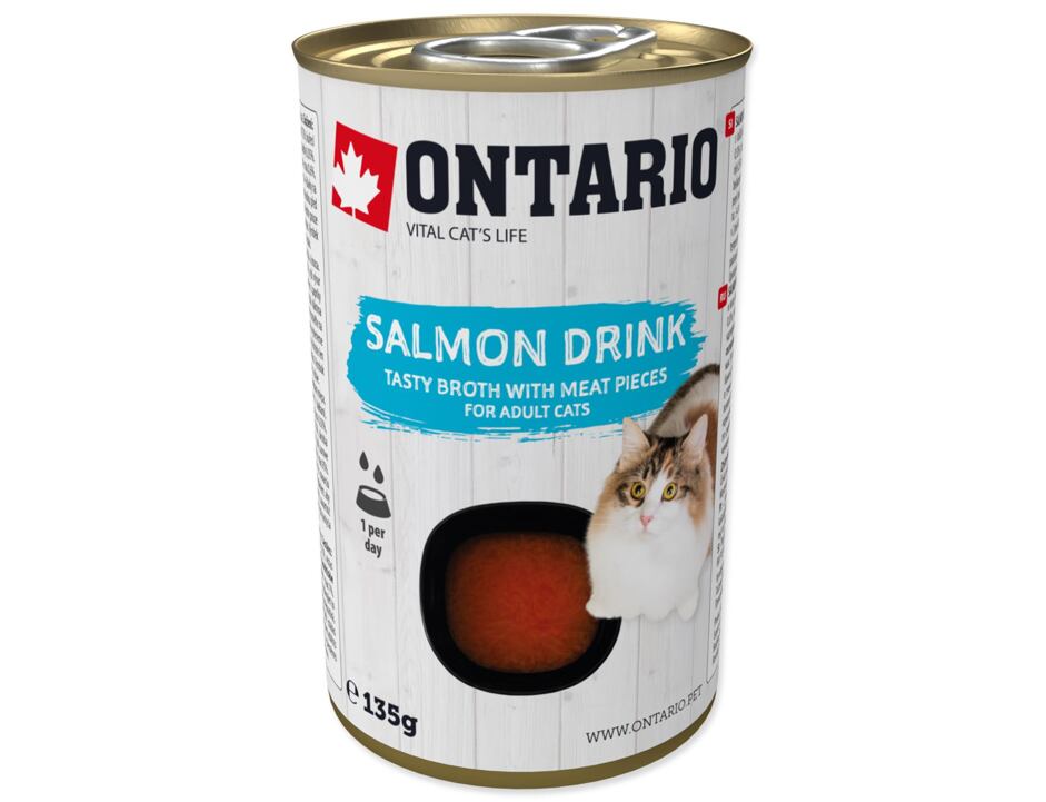ONTARIO Cat Drink Salmon 135 g