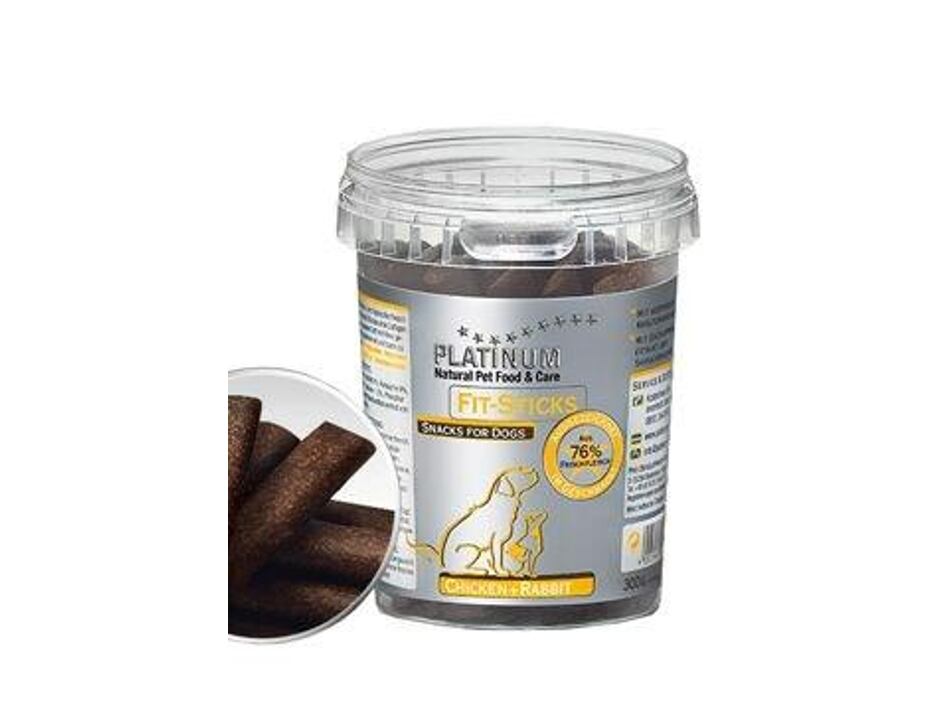 Platinum pochoutka Fit stick králik+kuře 300g