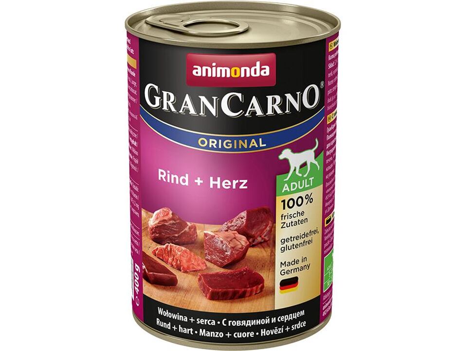 Konzerva ANIMONDA Gran Carno hovězí + srdce 400 g