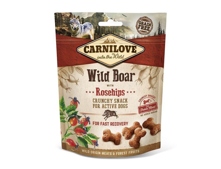 Carnilove Dog Crunchy Snack Wild Boar with Rosehips with fresh meat 200 g