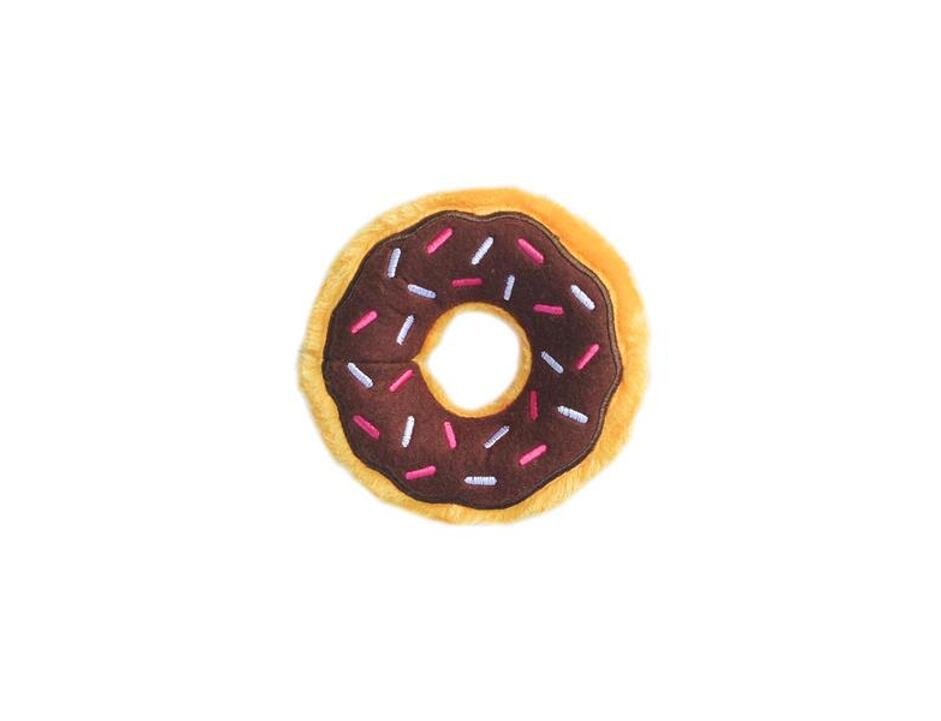 ZippyPaws Mini Donutz - čokoládový 13 cm