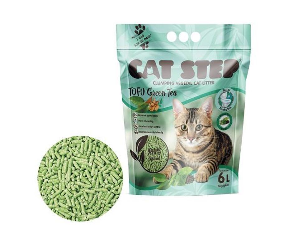 Cat Step Tofu Green Tea 6l