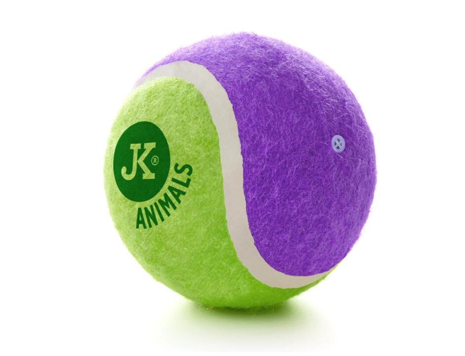 Míč tenis pískací L - 10 cm