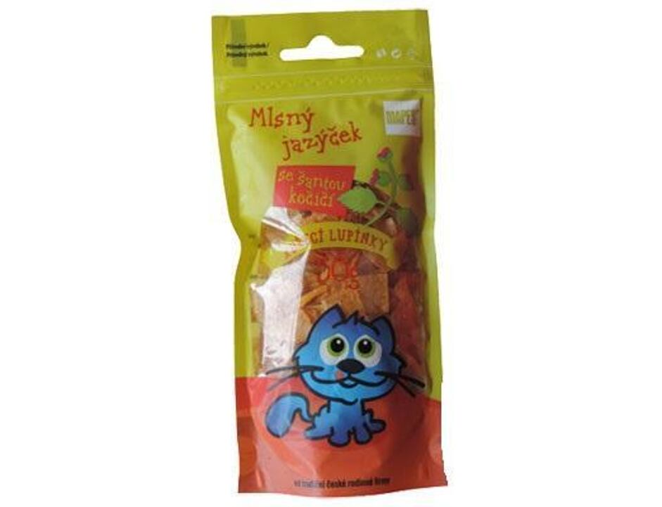 Mlsný jazýček - kuřecí lupínky kočičí 50 g