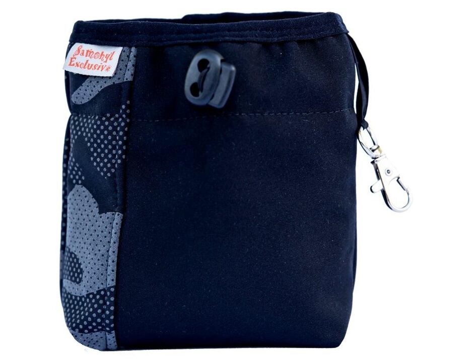 Pamlskovník softshell Splendor 15x15cm army-černá