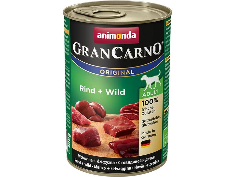 Konzerva ANIMONDA Gran Carno hovězí + zvěřina 400 g