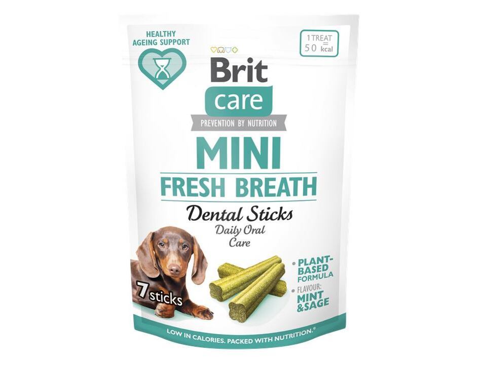 Brit Care Dog Mini treats FRESH BREATH 7ks
