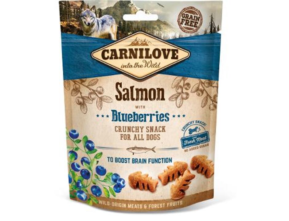 Carnilove Dog Crunchy Snack Salmon with Blueberries with fresh meat 200 g